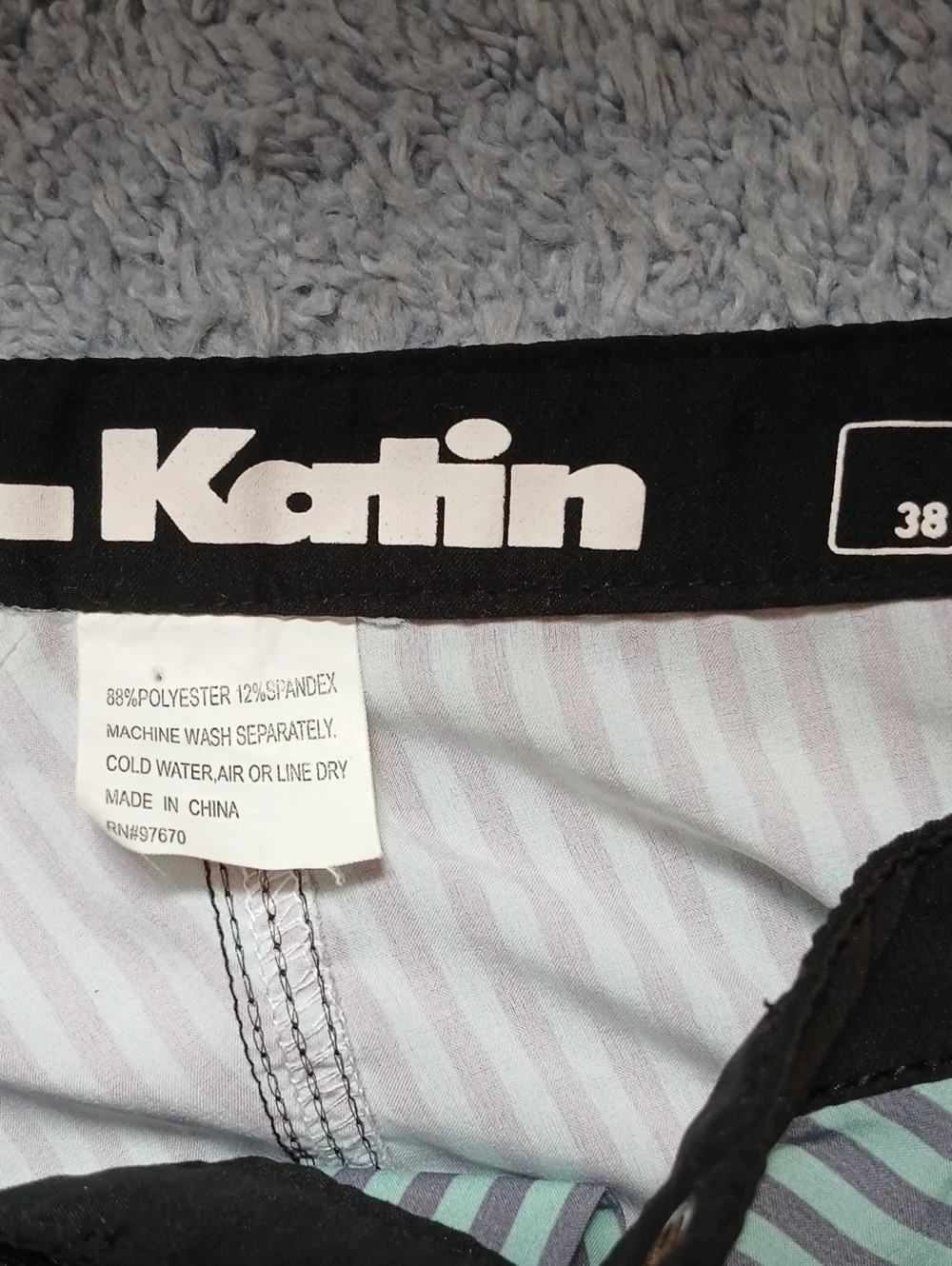 Katin Board Shorts Green/Black Size 38